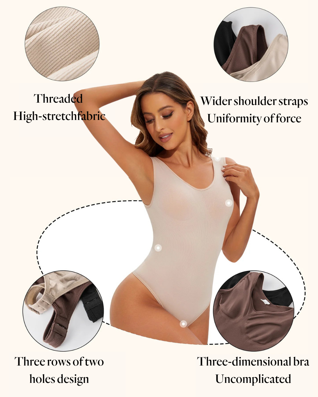 Body Faja Moldeadora sin Costuras